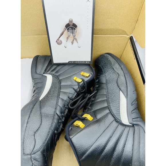 Nike Air Jordan Retro 12 The Master 2016 Size 11 Authentic Basketball Black GOOD main image 7